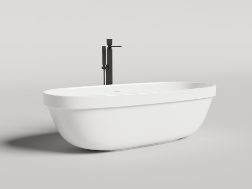 Ванна из искусственного камня Salini GRECA 104821MF 180х80 отдельностоящая овальная - фото 2